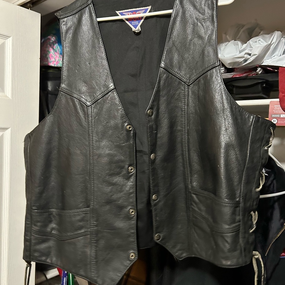 Harley-Davidson Black Leather Vest